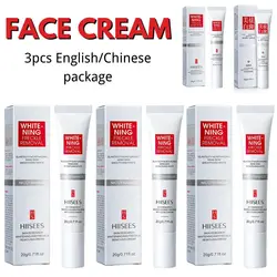 3pcs Face Cream Whitening Freckle Remove Facial Cream Remove The Black,Melasma Dark Spot Acne Deposits VE Nourish Skin Care