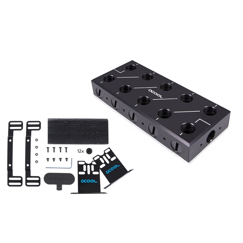 100% Alphacool Es Distro Plaat C1/C2/C3/C5 Voor Kleine Case ,Server, workstation Waterkoeling Vloeistof Loop Bouwen Systeem