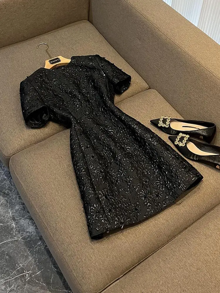 

Sexy Exquisite Embroidered Pink Floral Dr Highlighting Body ape Premium Quali mid Waist Spring Autumn Ci Commute