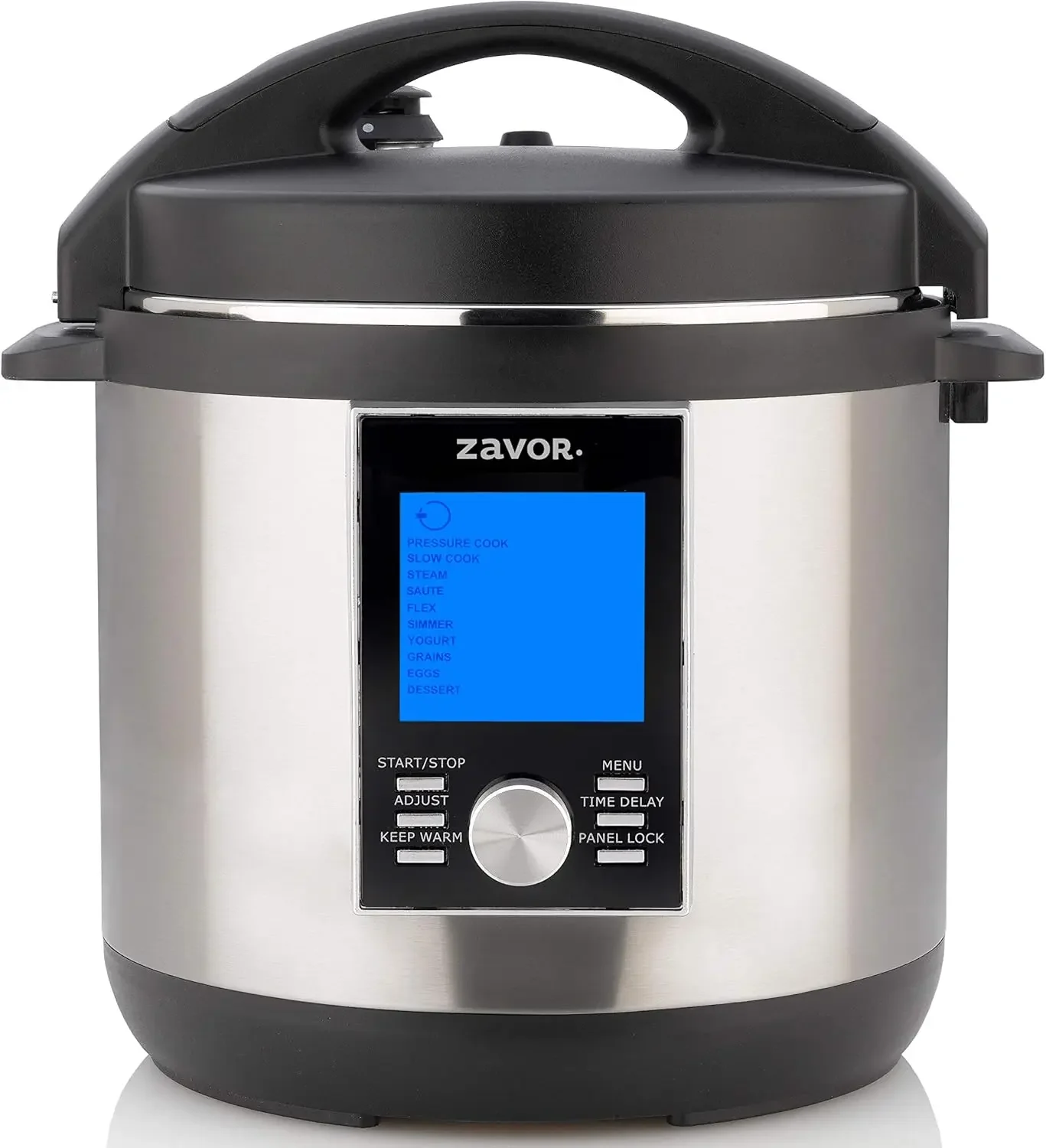 LCD 6 Quart Programmable Electric Multi-Cooker: Pressure Cooker, Slow Cooker, Rice Cooker, Yogurt Maker, Steamer and m