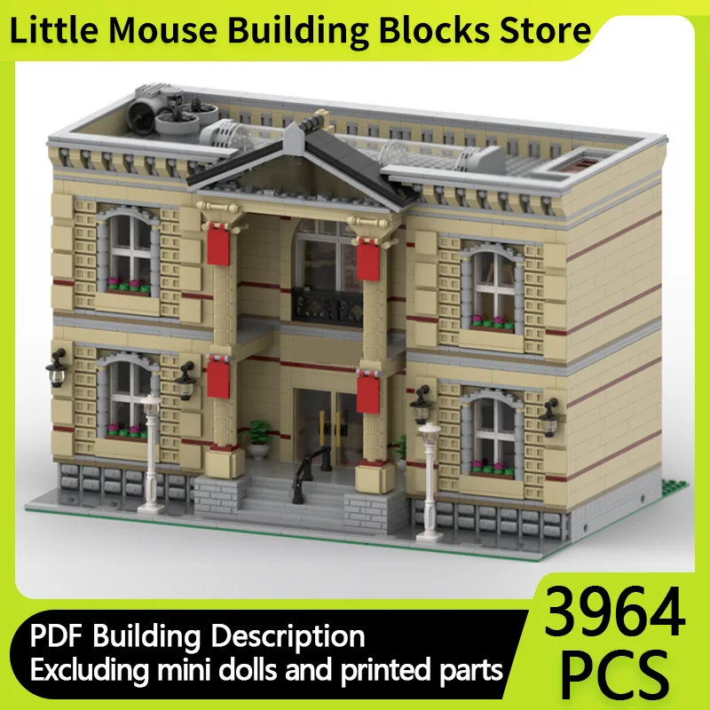 

Medieval Castle Model MOC Building Bricks Natural History Museum Modular Technology Gifts Holiday Assemble Children Toys Suit