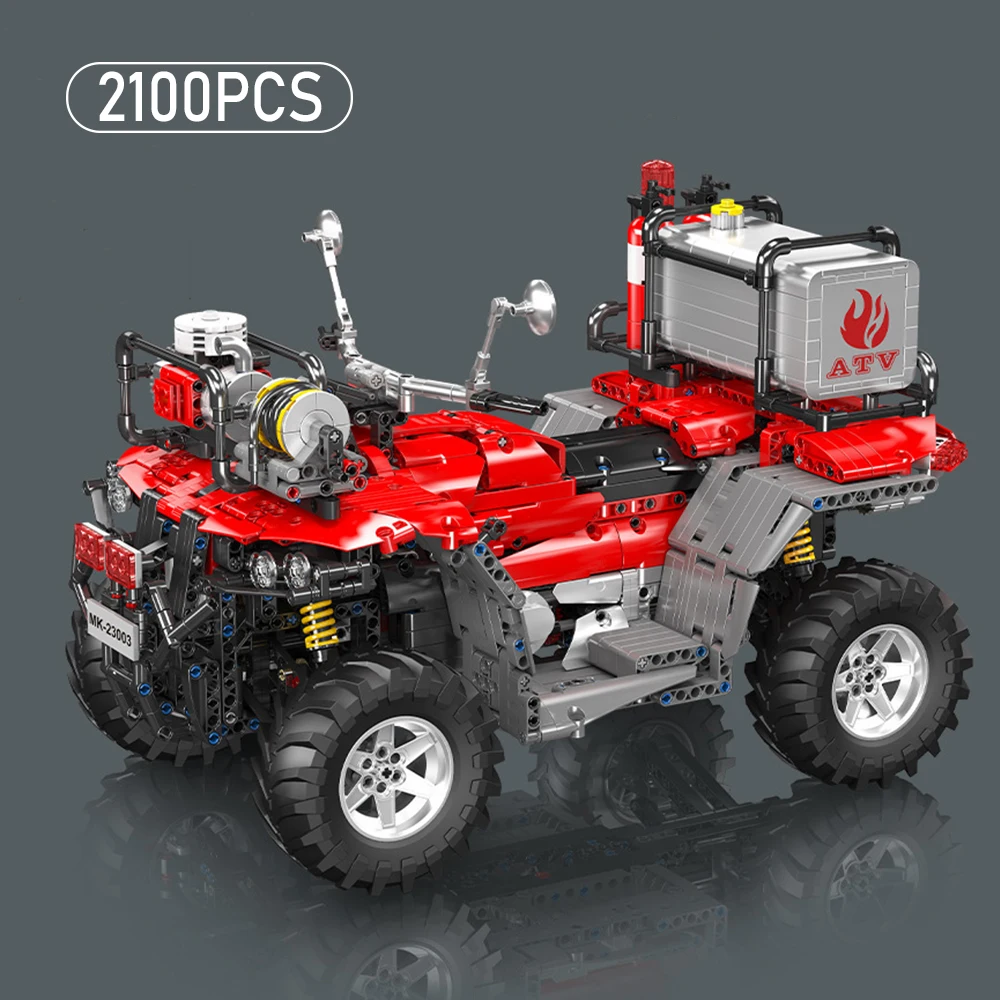 

Конструктор «Электрический мотоцикл-пожарная машина» с дистанционным управлением, развивающая головоломка для мальчиков, подарок для демонстрации