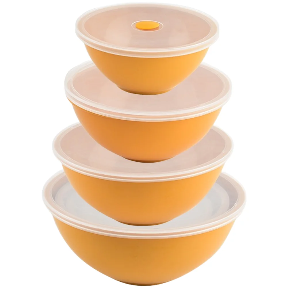 Plastic Airtight Food Storage Vessel Designed for Freshness Preservation and Compact Stacking in Refrigerator or Cabinet