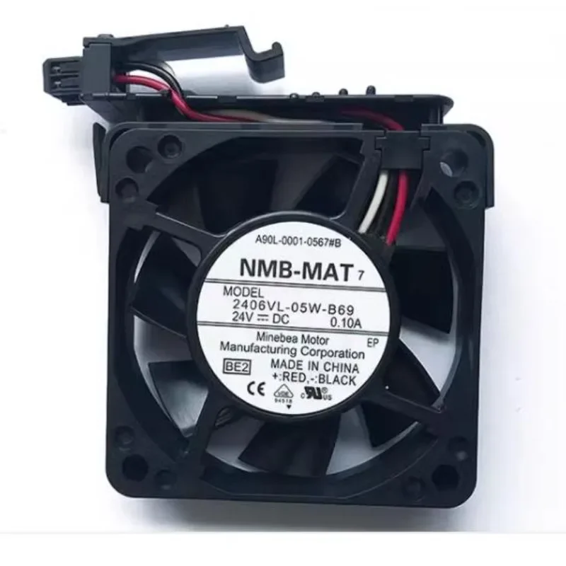 

New Cooling Cooler Fan For 2406VL-05W-B69 Fanuc Fan DC 24V 0.1A A90L-0001-0567#B 6cm 60*60*15mm