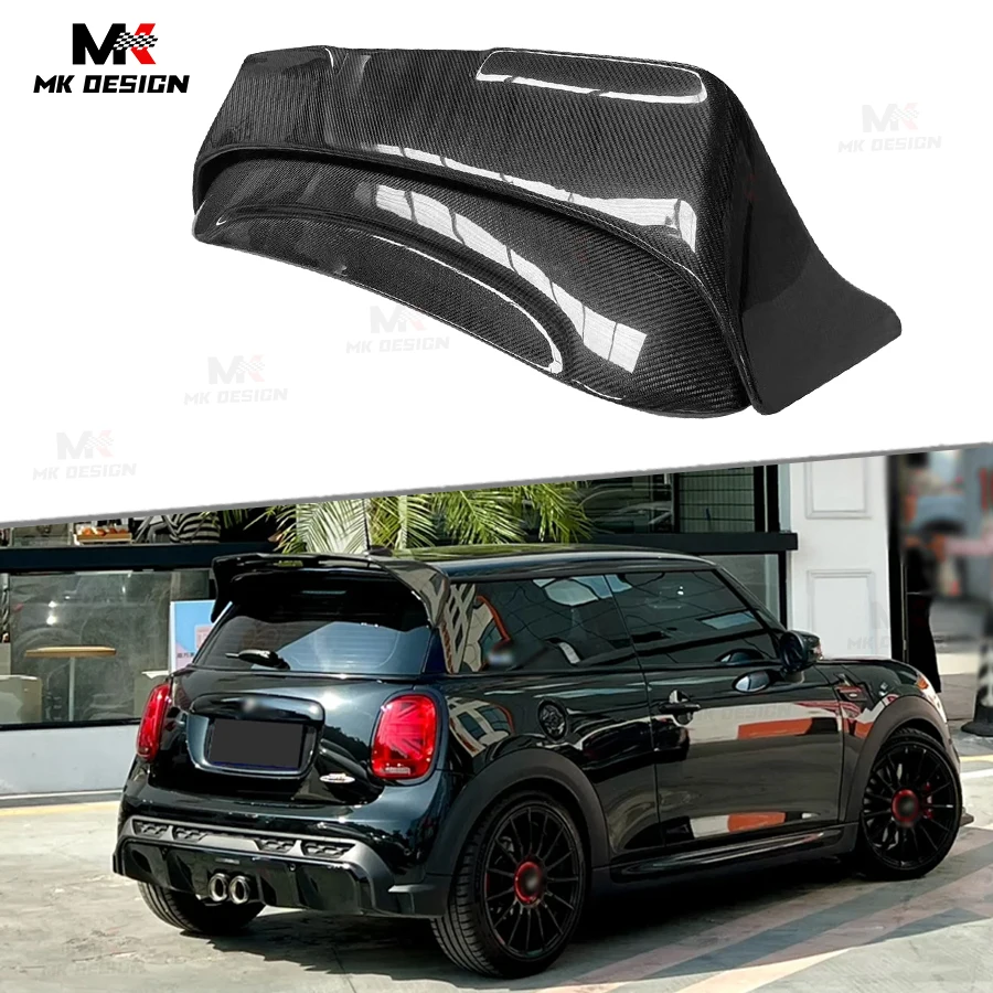 

AG Style Carbon Fiber Rear Roof Spoiler for Mini JCW F56 Cooper S 2014-2023 Rear Double Deck Wing Rear Spoiler Car Accessories