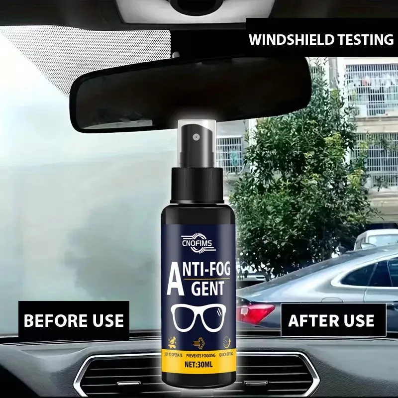 

Долговечное антизапотевающее покрытие Fasilawei: портативный спрей для очков и зеркал заднего вида автомобиля