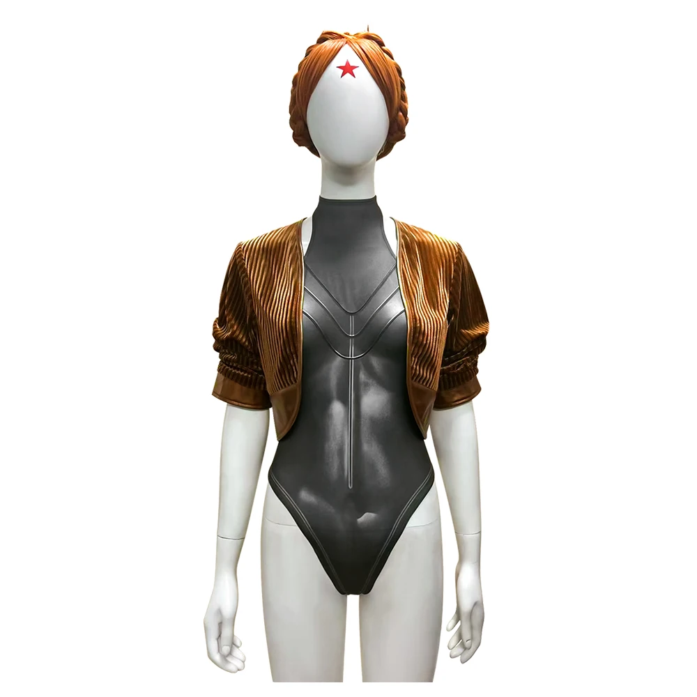 

Game Atomic Heart Ballet Robot Twins Cosplay Twins Left And Right Costume The Twins Sexy Jumpsuit Wig Carnival Halloween Outfit