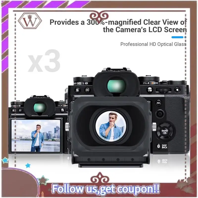 ABBG-كاميرا عدسة الكاميرا فنجان العين العدسة لنيكون Z30 سوني ZV-1 ZV-1F RX100 كانون G7X