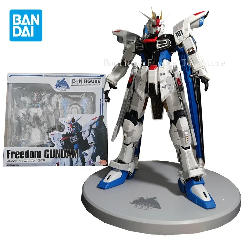

Bandai Genuine Gundam Model Kit Anime Figure BNF Freedom Gundam Ver.GCP Collection Gunpla Anime Action Figure Toys for Children