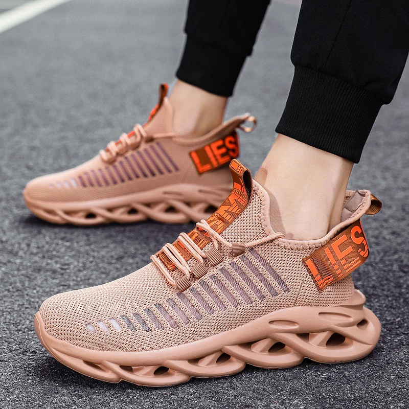 YRZL Men Shoes Sport Comfortable Sneakers Breathable Couple Running Shoes Women Tenis Sports Shoe White Walking Man Sneakers image 3