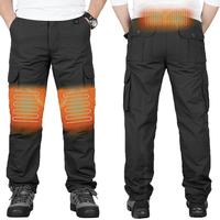 2023 New Electric Heated Pants Men Women USB Heating Pants Outdoor Hiking Trousers Insulated Heated Pants For Camping Hiking