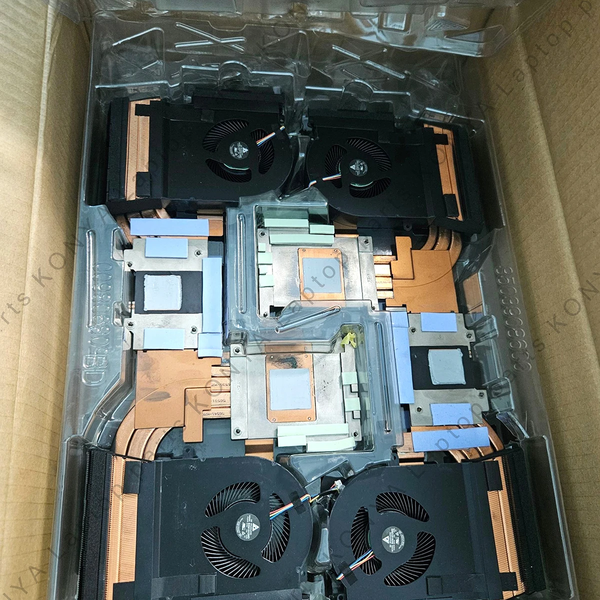 New Original For Dell Alienware Area-51M 51M R1 Series Laptop Heatsink Fan CPU Cooling Copper Tube Assembly FY4CJ AT2F1005DT0