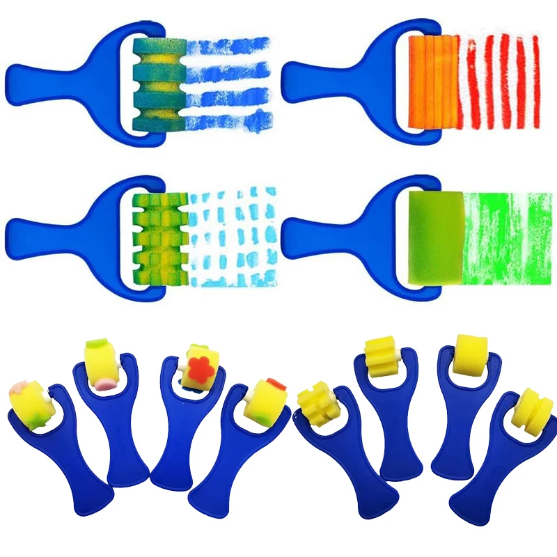 

Painting Foam Brush Roller Sponge Graffiti Drawing Tools School Art Classroom Supplies DIY Art Craft Painting Tool Set TMZ