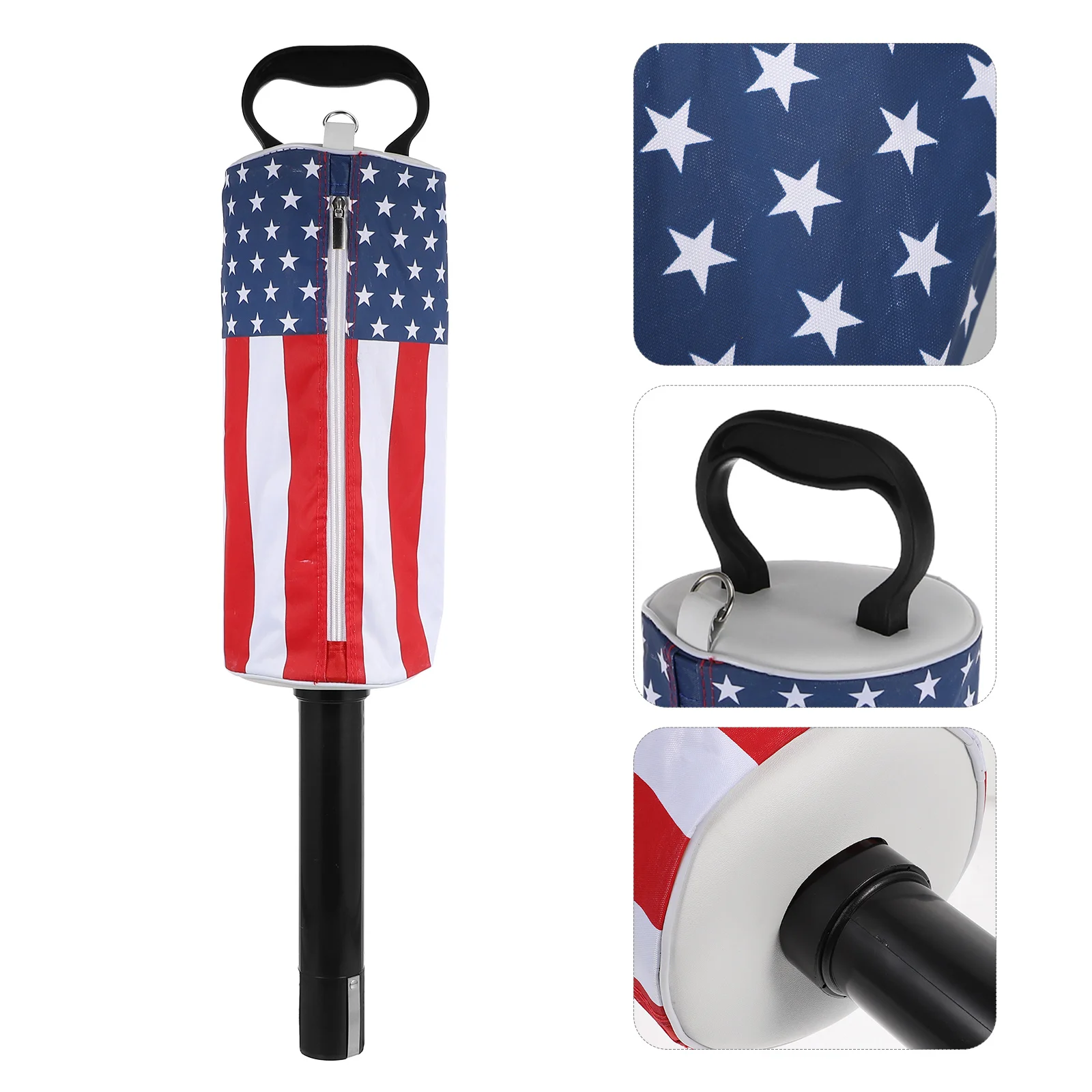 

1Pcs Golf Ball Picker Lightweight Durable Detachable Collector Large Capacity Storage Zipper Design Practical Ball Picker