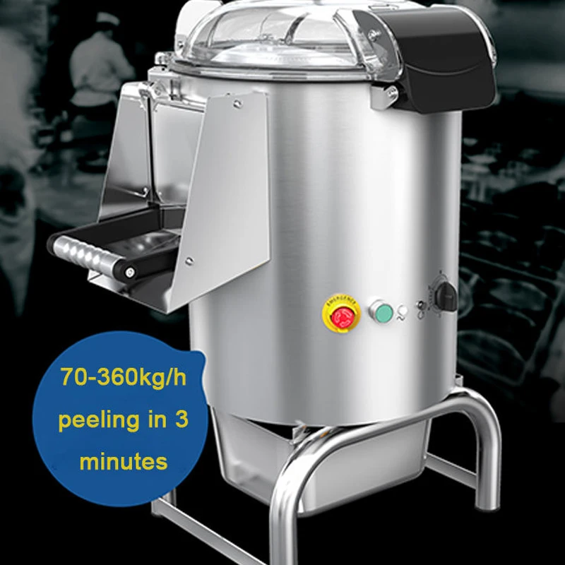 

Electric Stainless Steel Commercial Potato Peeler for Yam Lotus Root Horseshoe Fruit Cleaning And Peeling Machine