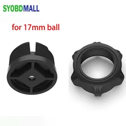 For 17mm Ball Head Nut Accessories Car Phone Holder Main Body Rear Seat Parts Snap on Clamping tightening Type Nut Thread Parts