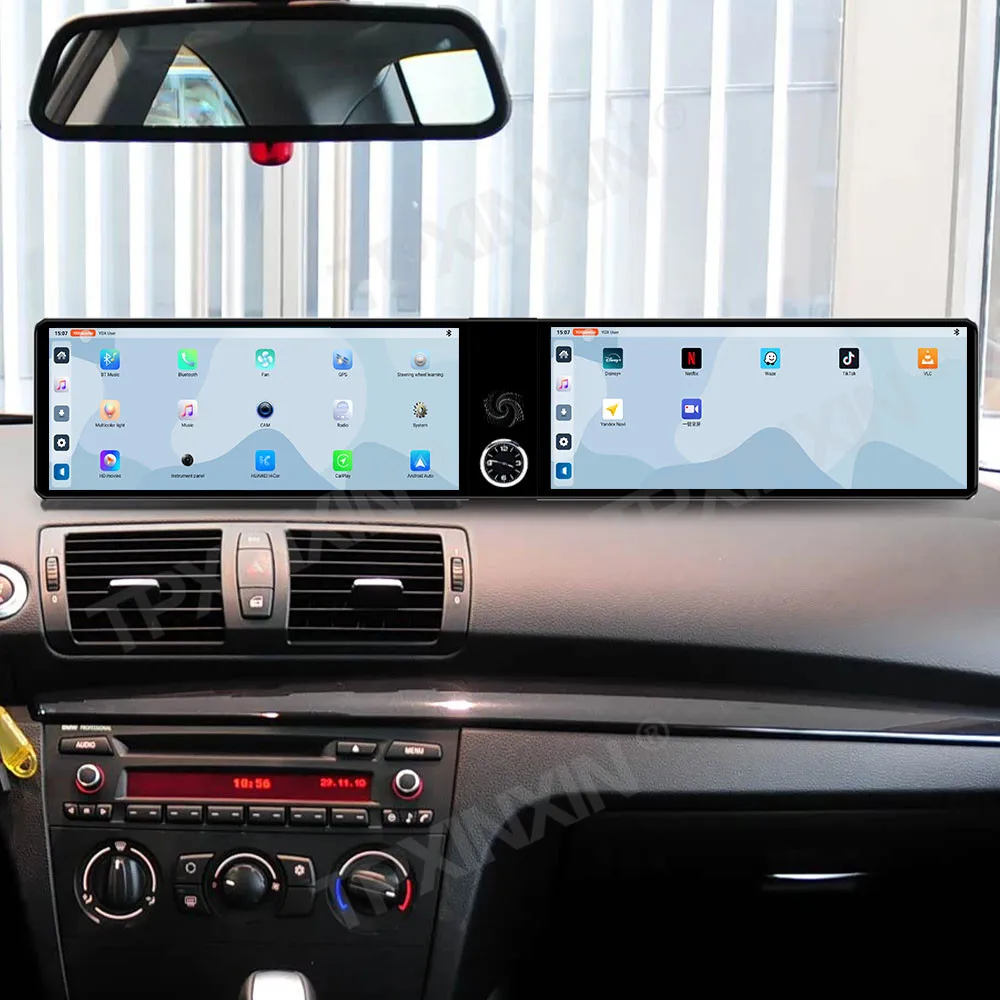 Android Auto Carplay Stereo For BMW 1 Series E87/E81 2006-2011 Car Radio GPS Navigation Multimedia Player DSP 24.6