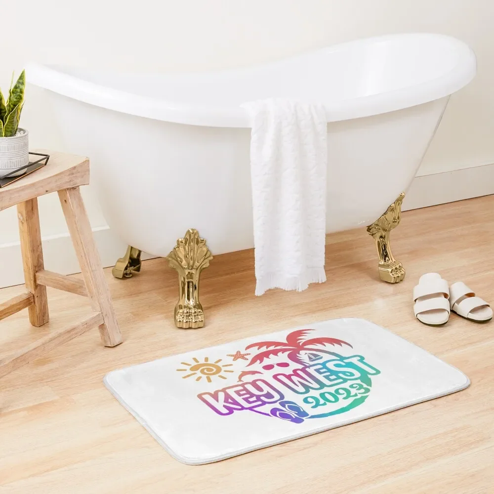 

2023 Key West FL Vacation or Trip Bath Mat Bath Accessories For Bathroom And Toilet Mat