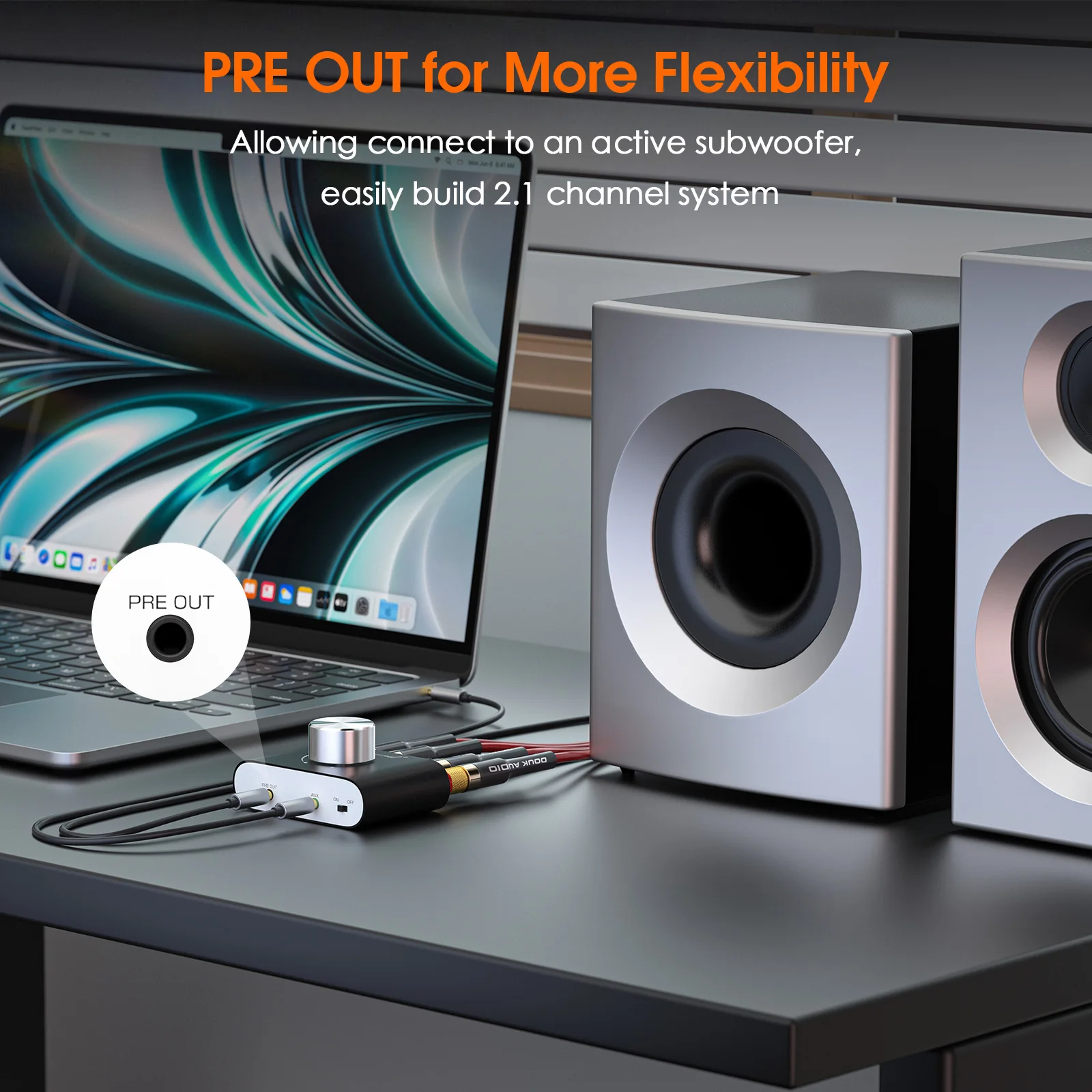 Douk Audio NS-01G MAX HIFI مضخم صوت صغير رقمي قوة أمبير ستيريو صوت بلوتوث استقبال 100 واط * 2