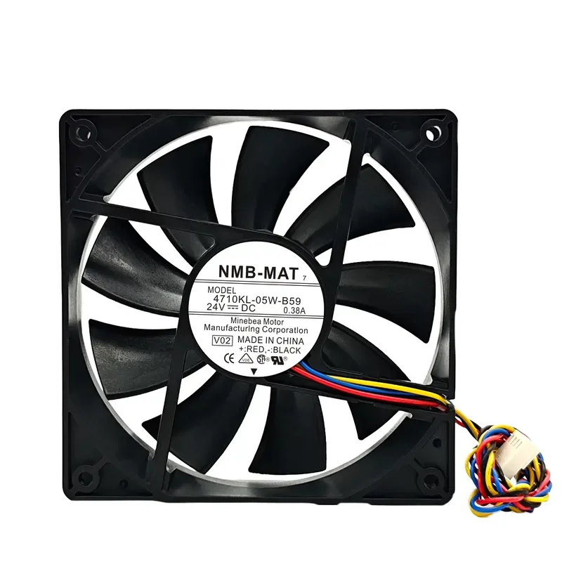 NMB4710KL-05W-B30/B39/B40/B49/B50/B59 12CM 24V 12025 Cooling Fan for Electronic Equipment