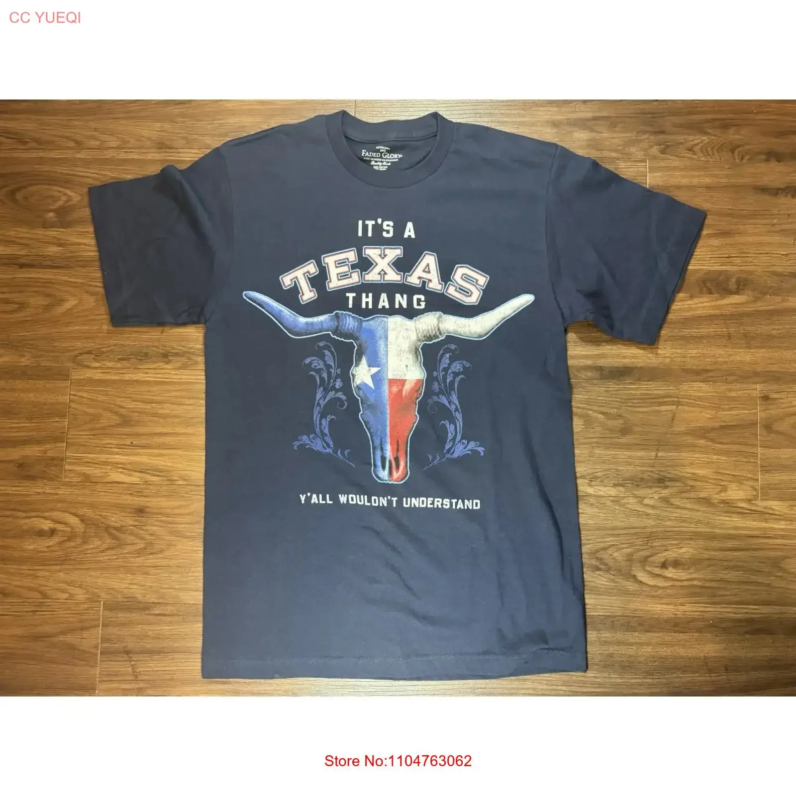 It s A Texas Thang T shirt Size Medium vintage Washed Top For Everyday Wear Breathable Slightly streetwear Soft graphic