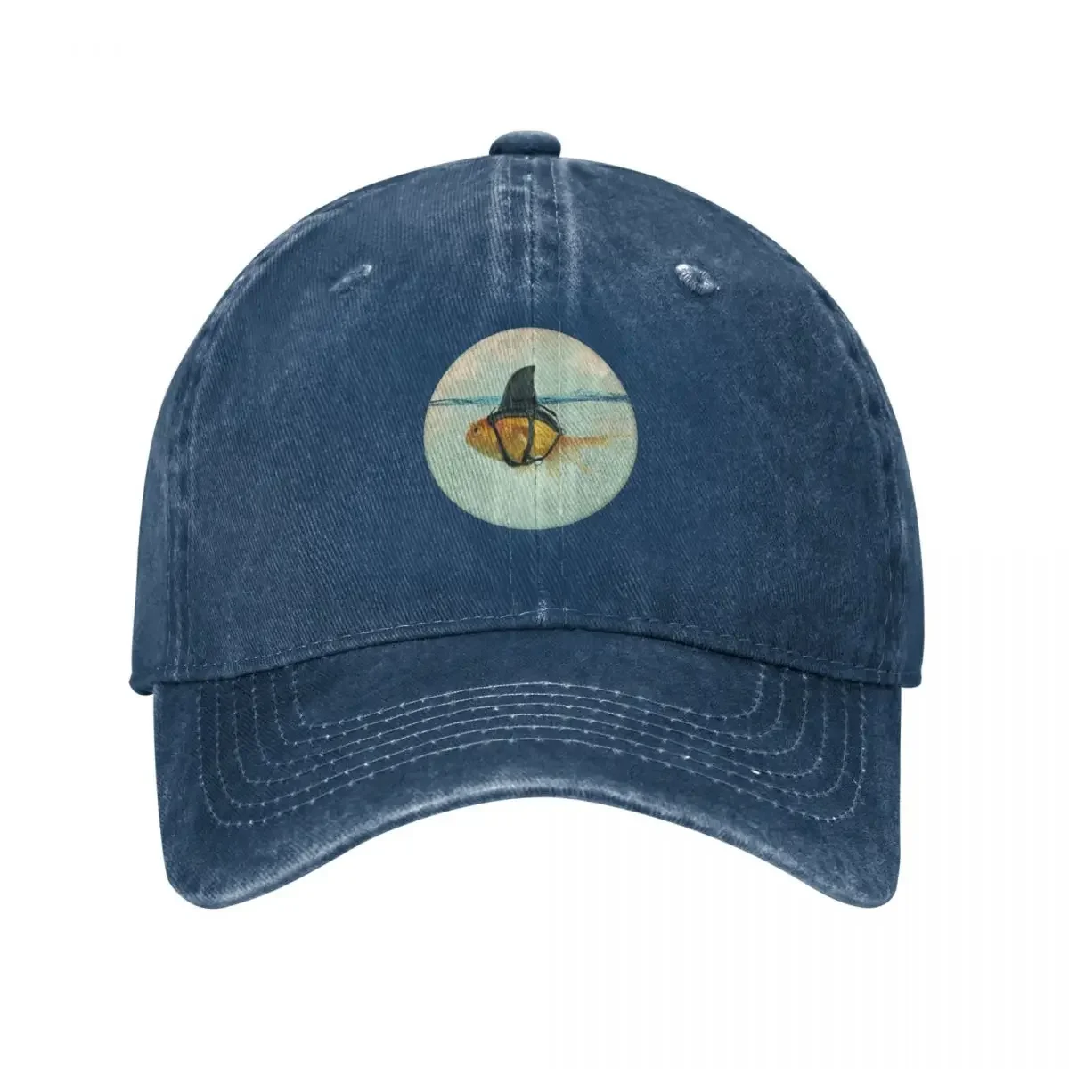 Goldfish with a Shark Fin Baseball Cap Thermal Visor Golf Fishing cap Luxury Brand Girl Men's