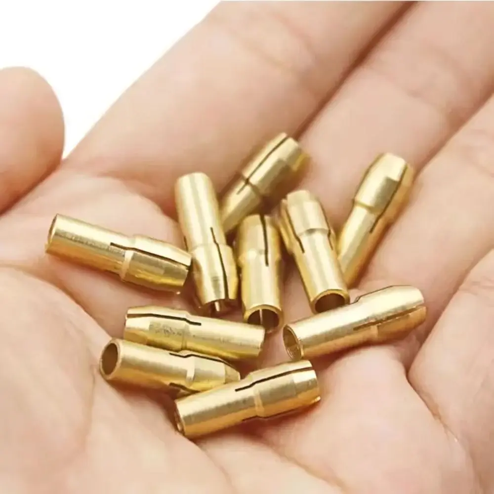 Power Rotary Tool 0,5 mm-3,2 mm Bohrfutter Spannzange Messing Mini Chuck Adapter Grinder Chuck Zubehör