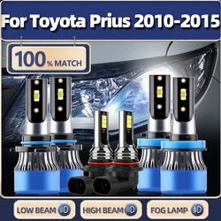 60000LM Canbus LED Headlight Bulbs With Fan 360W Car Fog Lights 12V 6000K For Toyota Prius 2010 2011 2012 2013 2014 2015
