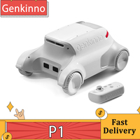 Genkinno P1 Cordless Robotic Pool Vacuum Cleaner, Max 100W Brushless Motor, Smart Navigation, Auto/Manual Mode, 2.4L Water Tank