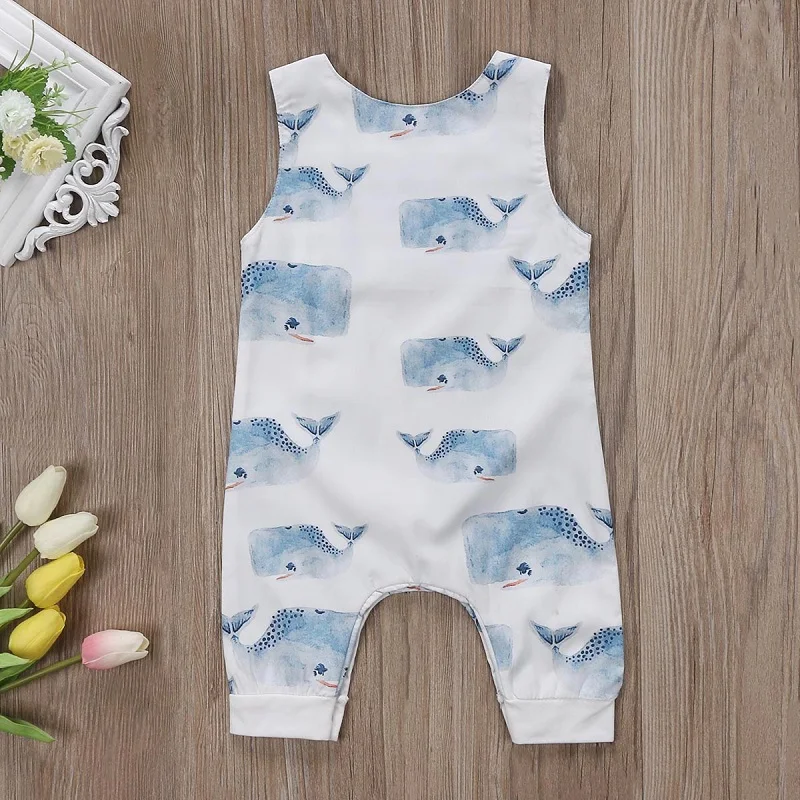 0-3 Years Baby Rompers Summer Newborn Kid Boys Girls Sleeveless Bodysuit Infant Babe Jumpsuit Children Clothes Photograpty Props