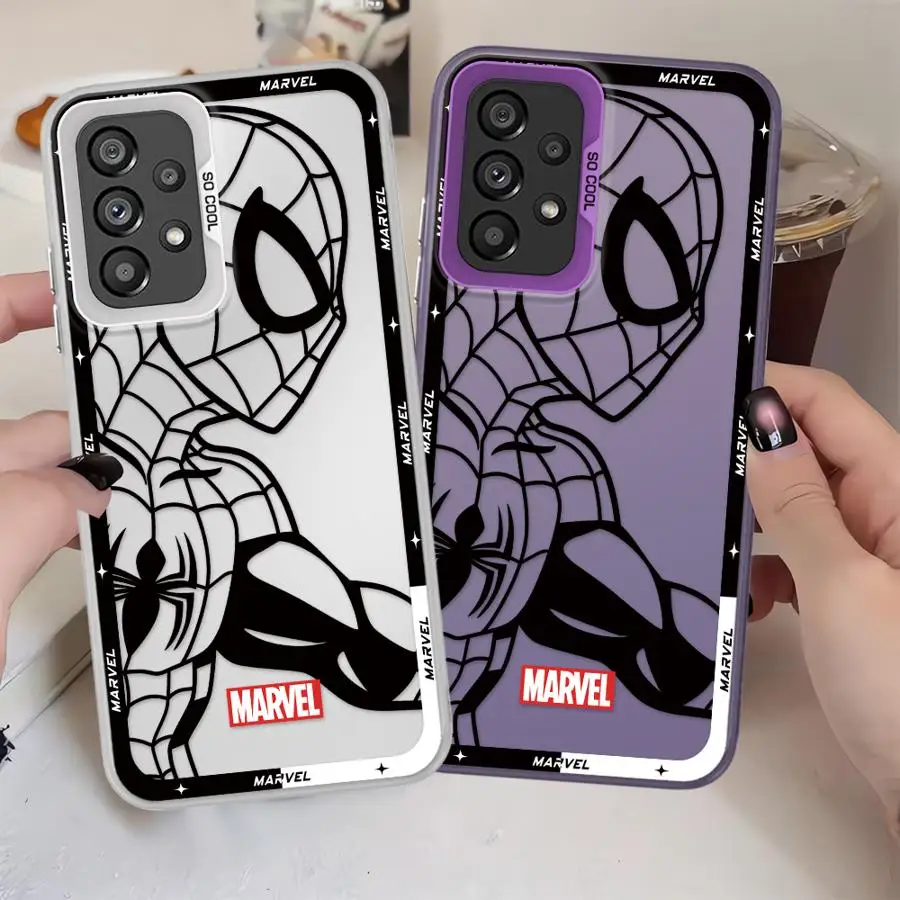 Case for Samsung Galaxy A51 A04 A26 A50 A24 A25 A15 A16 A71 A14 A17 A54 A34 A05 A31 A07 A12 A72 A56 A23 Phone Cover Marvel