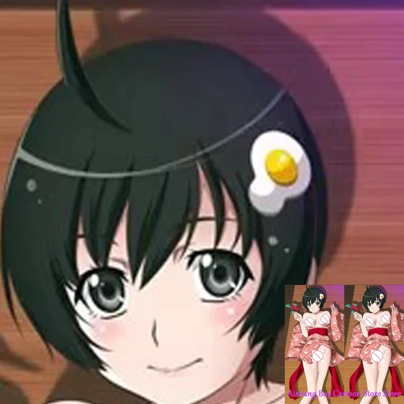 

Dakimakura Anime Pillow Cover Araragi Tsukihi Double Sided Print Life-size Decoration