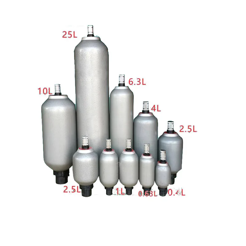 Imagem -04 - tipo Hidráulico da Cápsula do Cnc da Máquina de Corte da Placa do Acumulador Nxq Energia Nxqa-1 31.5mpa-tanque do Nitrogênio da Pele L-y 4l