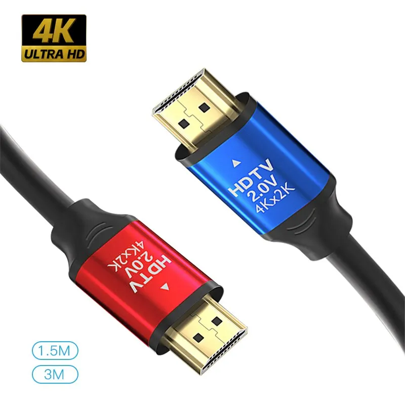 HDTV 4K 60Hz 19+1 OD7.0 HDTV 2.0V Compatible Cable For PS5 Projector Display Monitor TV Box Laptop PC Male To Male Cord