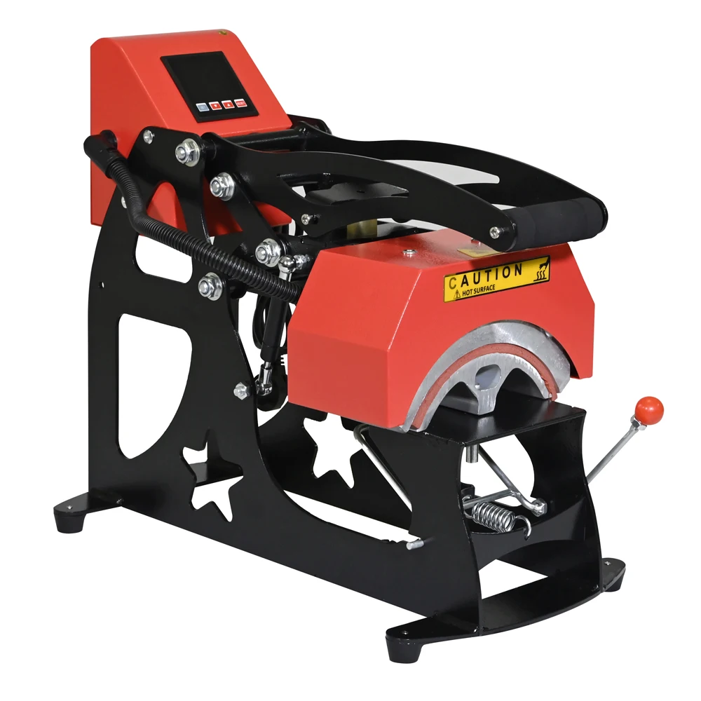 10*22cm Cap Heat Press Machines Hat Sublimation Machine  Heat Transfer Portable Printing Machine for Cap Hat