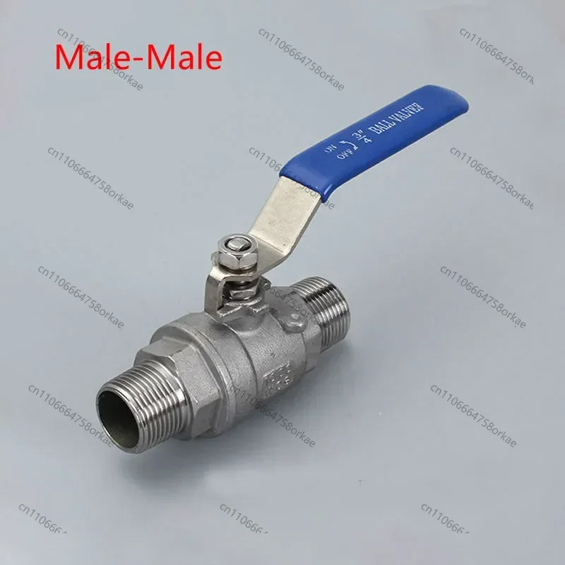 304 Stainless Steel 2 Way 1/4 3/8 1/2 3/4 1 Inch Female Male Thread High Temperature Ball Valve Q21F-16P