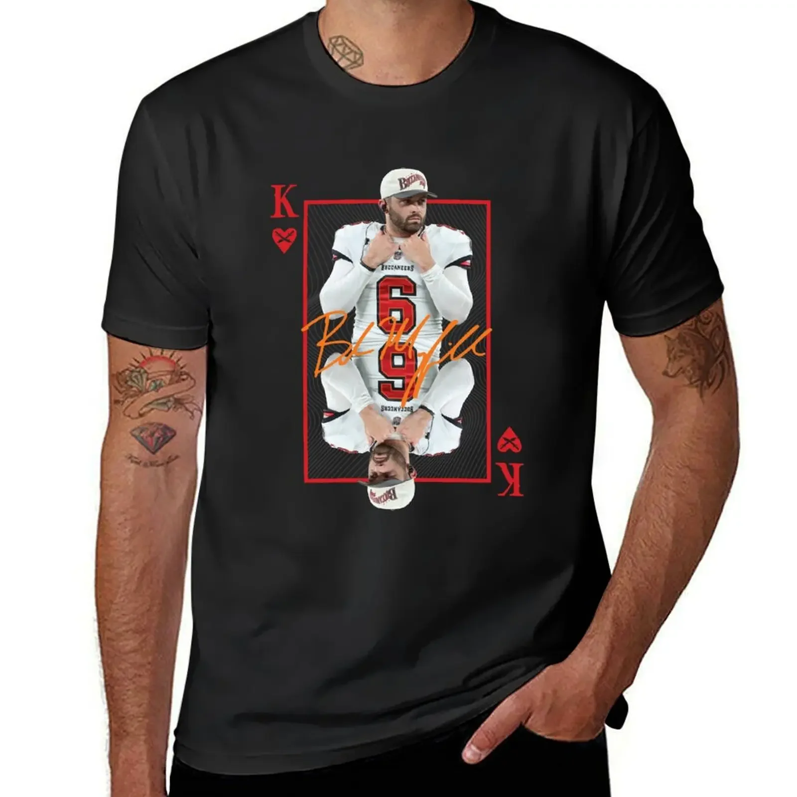 

Baker Mayfield / King Card Edition T-Shirt cute tops shirts graphic tees sublime fruit of the loom mens t shirts