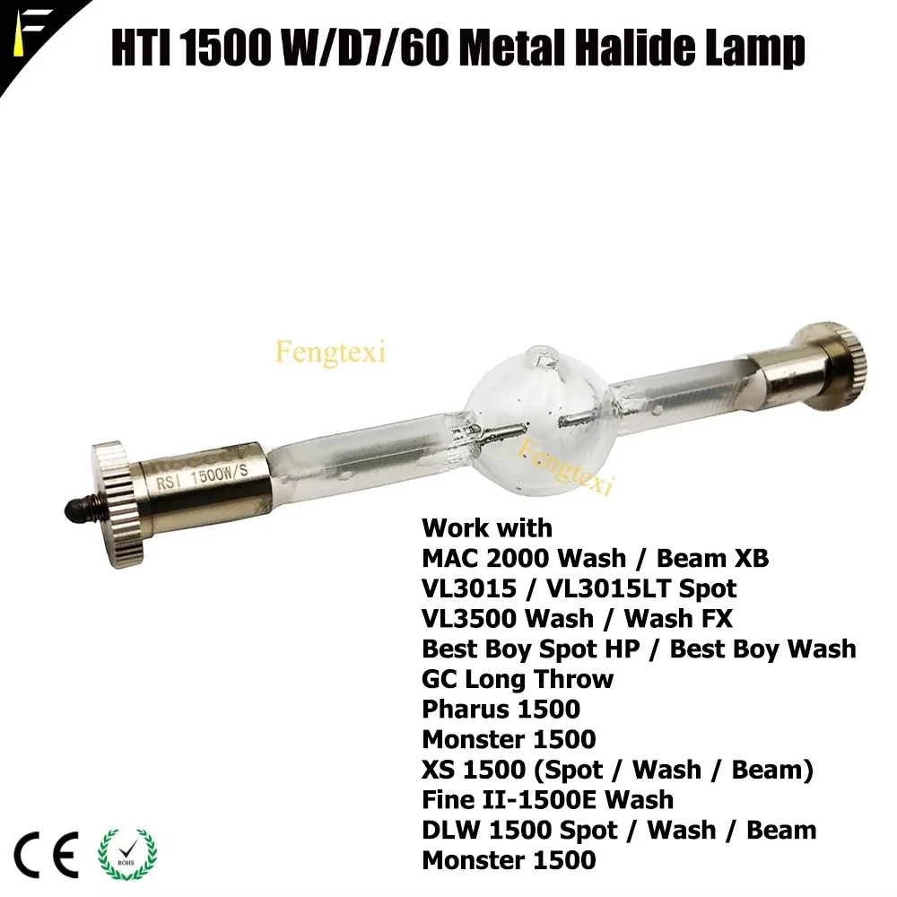 

Cheap Price & Good Quality Lamp Source SharXS HTI 1500W/D7/60 Light Bulb for Stage Spot Wash Beam Light
