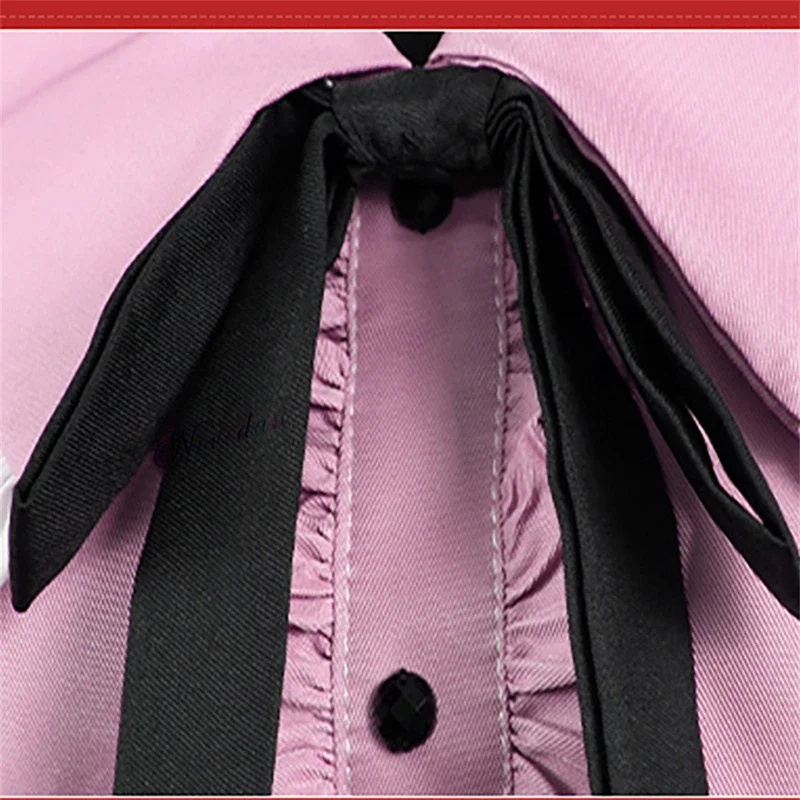 Disfraz de vampiro Miku para mujer, peluca, traje de anime, vestido rosa kawaii, camisa, uniforme, accesorios de disfraz de Halloween