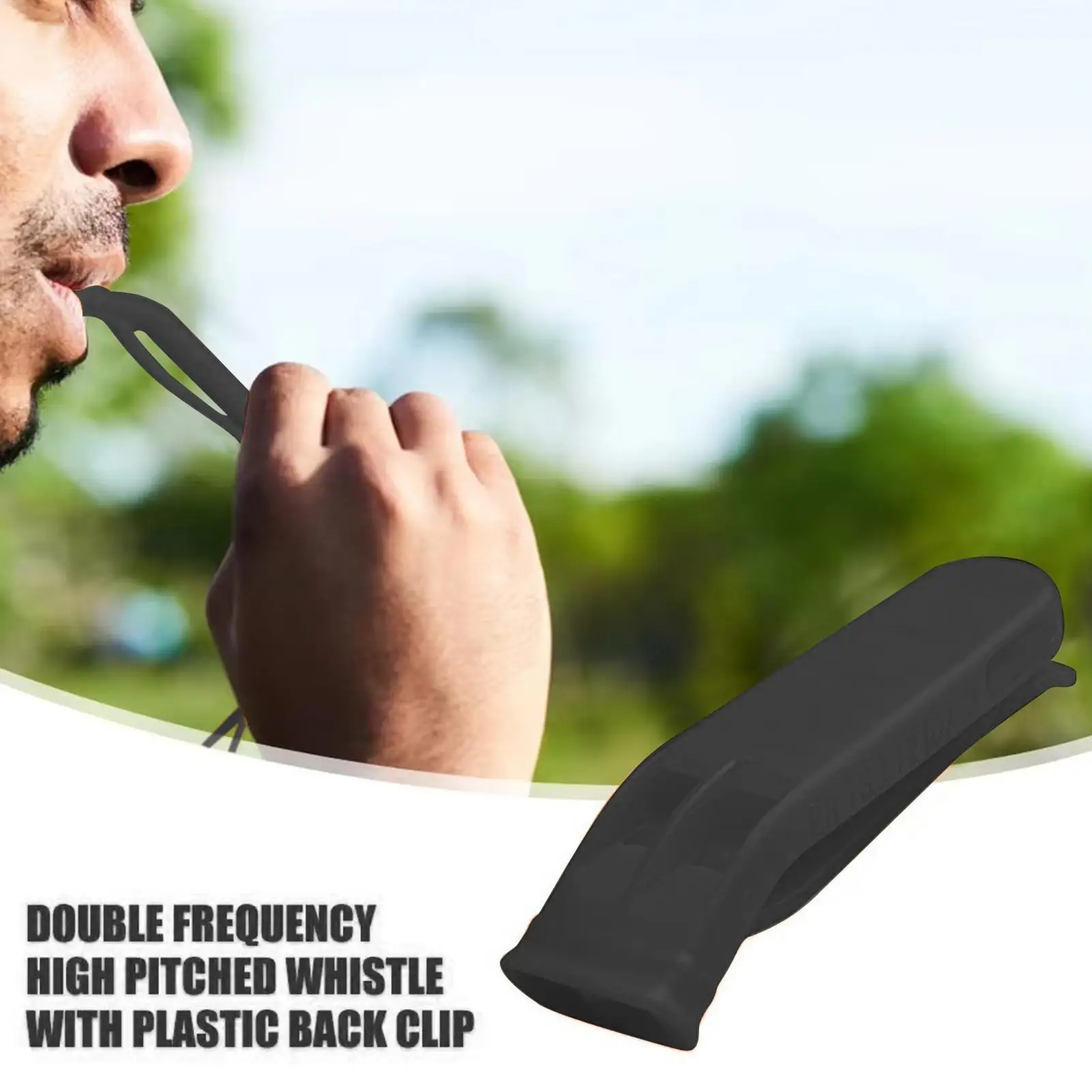 

Portable 120dB Loud Whistle Lightweight Self Defense Gear for Hiking Lifeguard Boating Football Outdoor Sports Activities