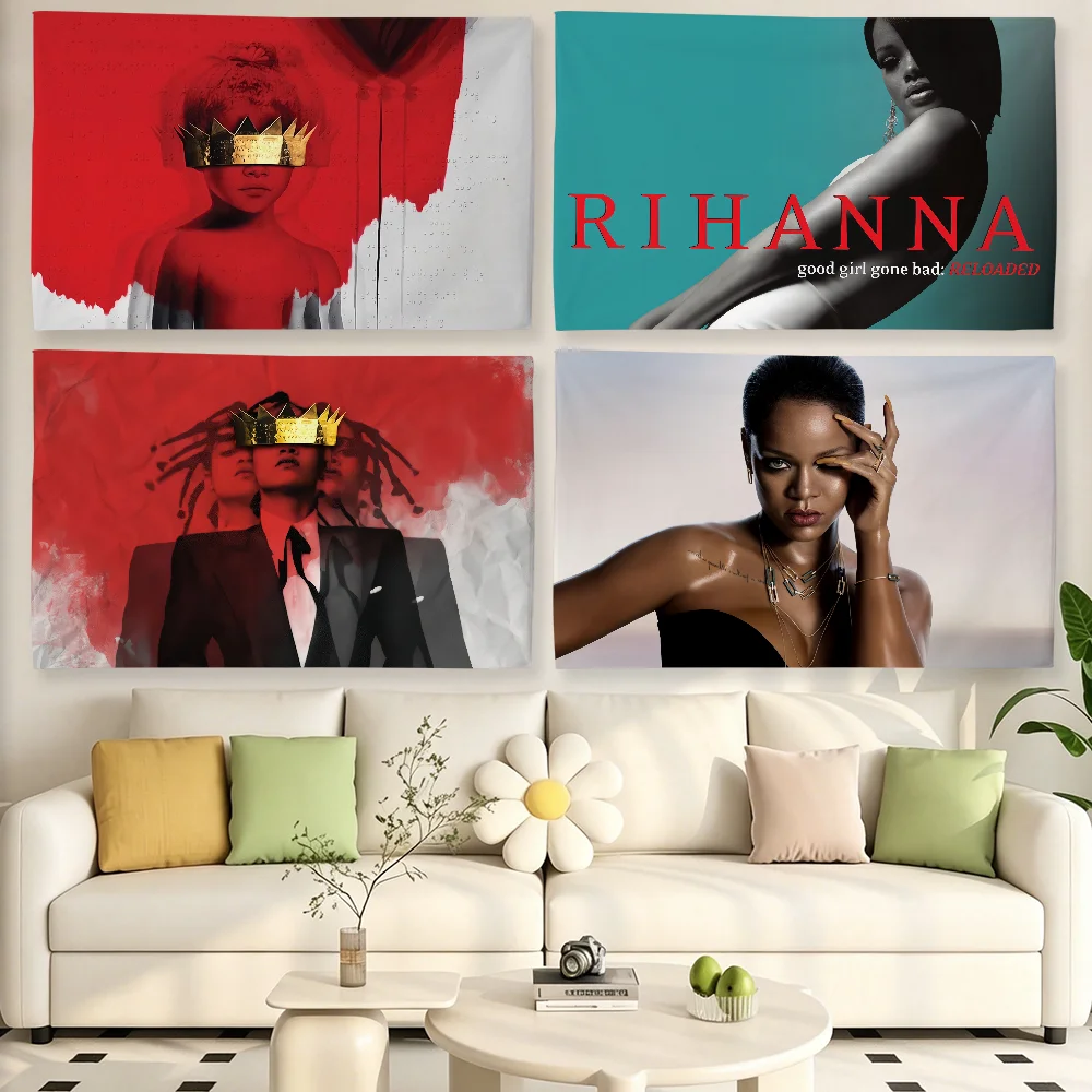 Singer R-Rihanna-Anti Music flag For Living Room Home Dorm Decor Wall Outdoor Camping Party Banner Gifts