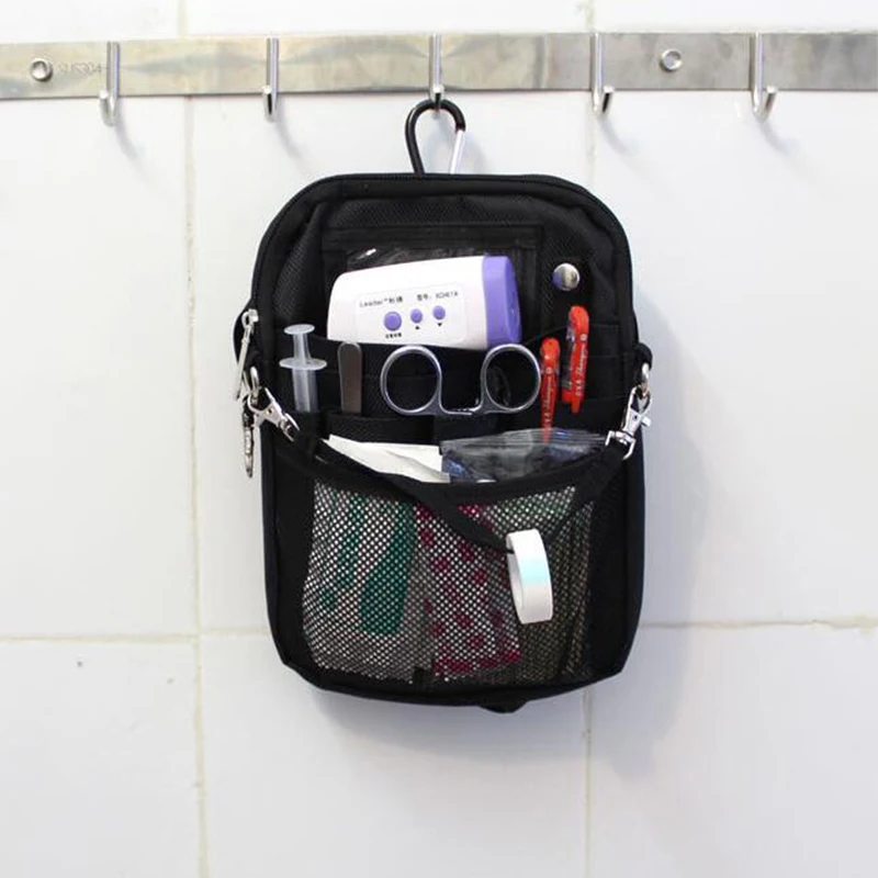 Portable Nurse Kit Health Care Worker Barber Pouch Waist Bag Fanny Pack Wallet Pocket with Strap Tools Storage Bag