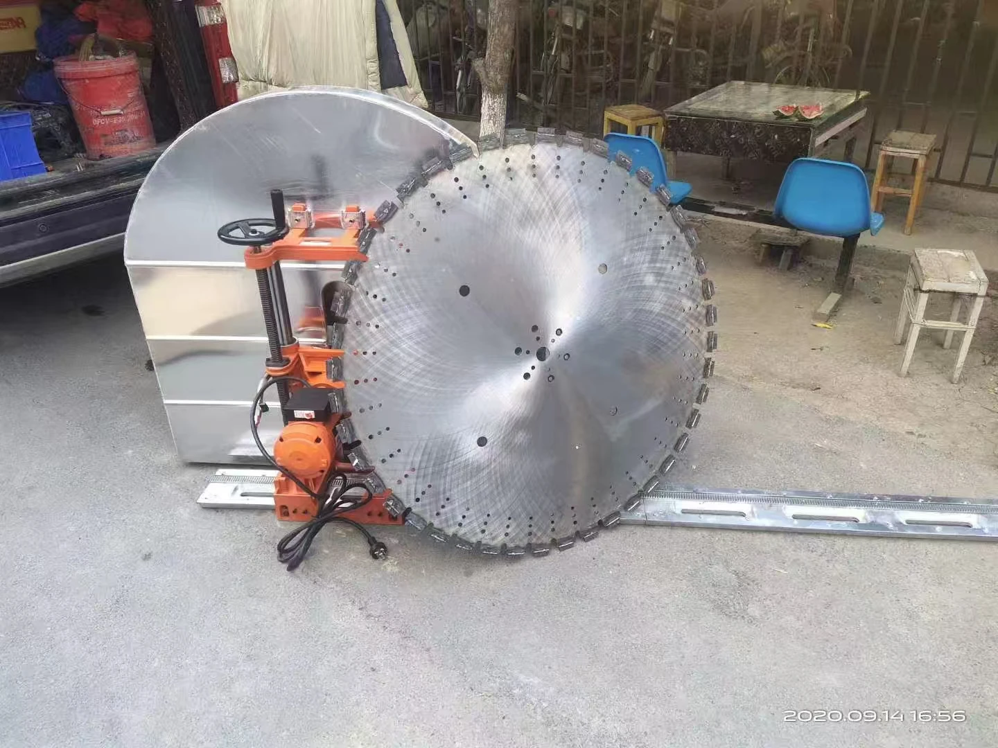 Machine Concrete Wall Cutter Machine Wall Saw High Groove Cutting Machine Electric Wall Cutting Concrete Cutter Road Machinery