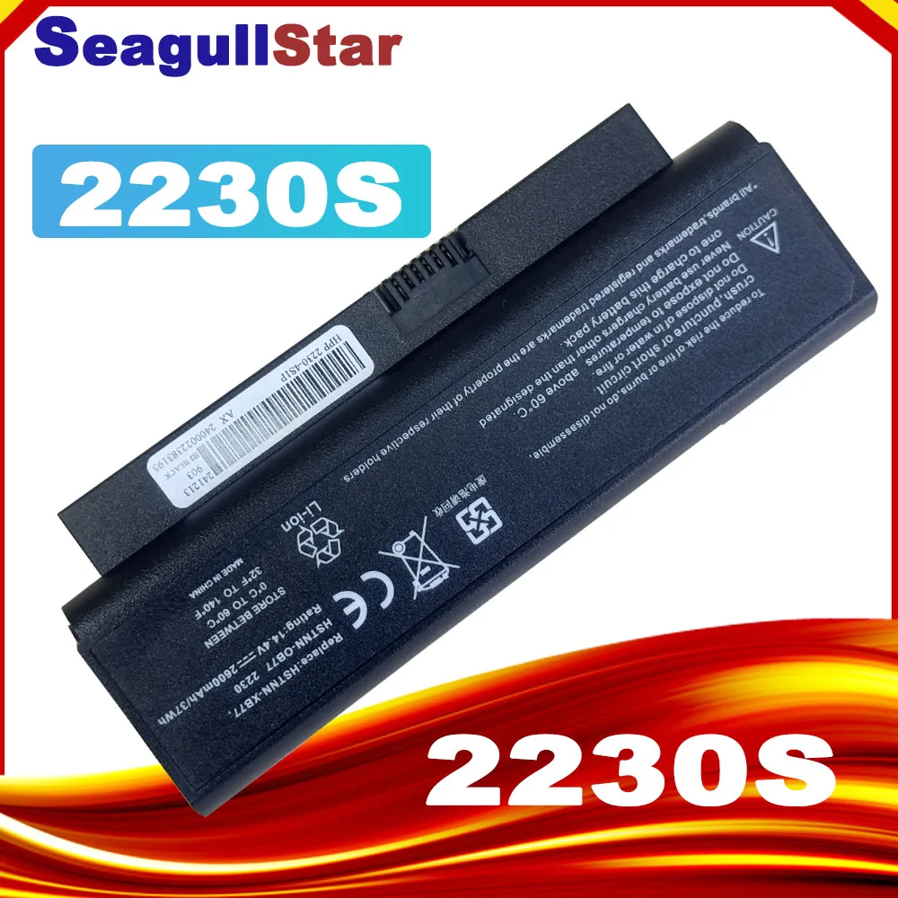 Batería del ordenador portátil para Compaq CQ20 2230s 2230b CQ20-100 HSTNN-XB77 HSTNN-OB84 HSTNN-DB77 HSTNN-I53C NBP4A112 HSTNN-XB84