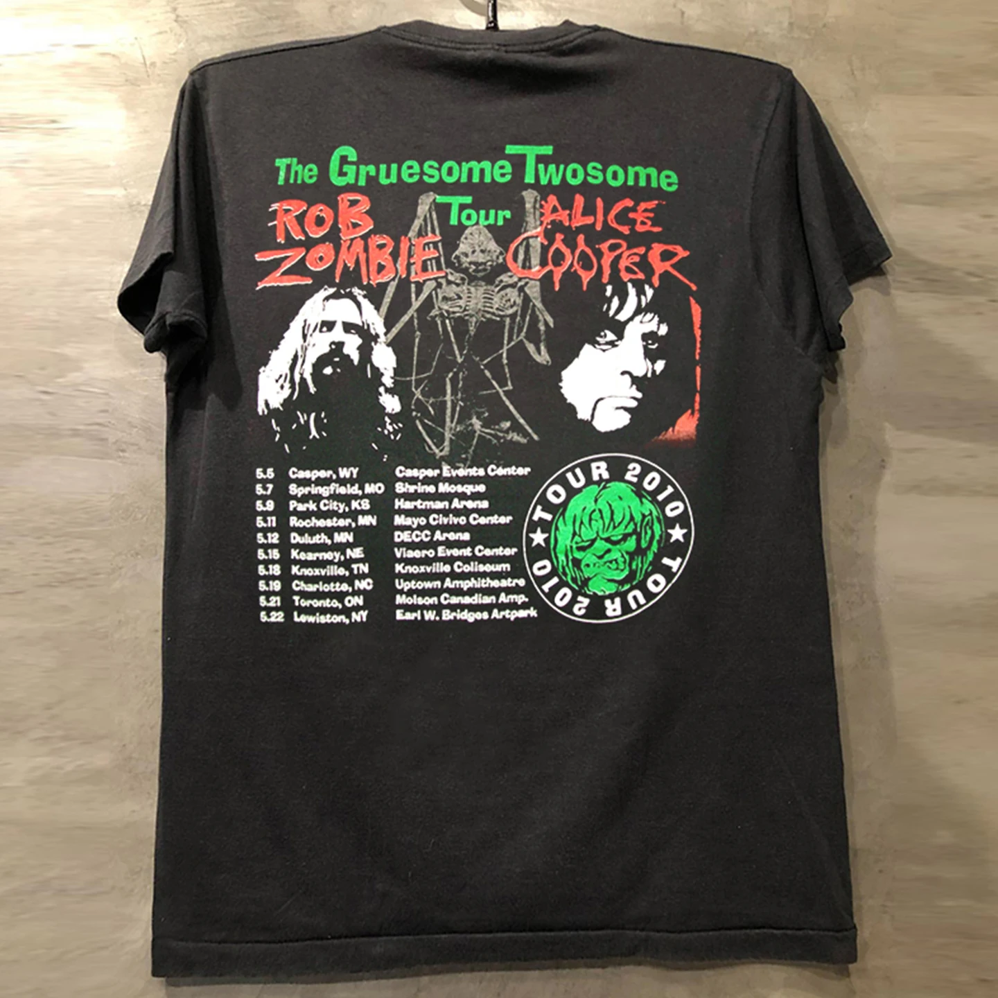 Rob Zombie Rock Band American Collaborative Short Sleeve T-Shirt Trendy Cotton round Neck Loose Fit Youth Summer Tee