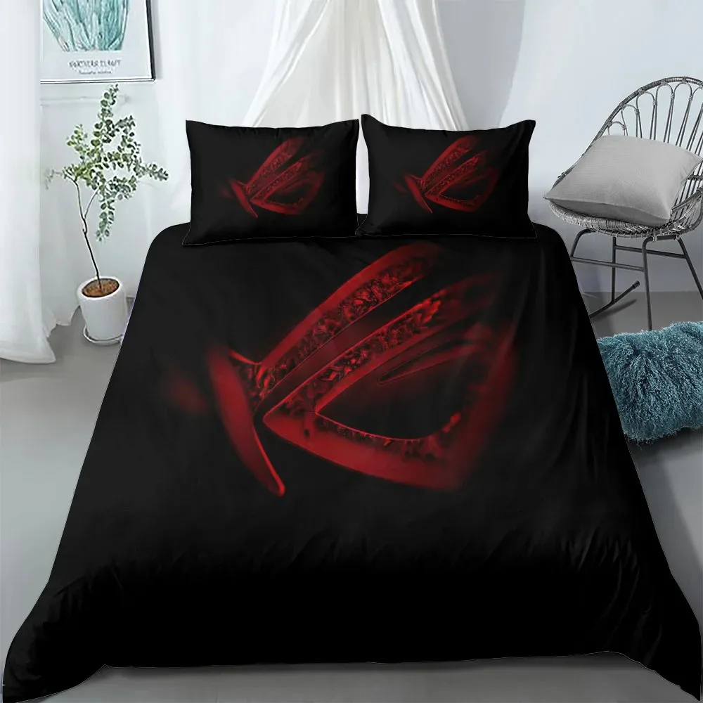 

Rog Duvet Cover Set UK Single Double King US Twin Full Queen Bed Linen Set