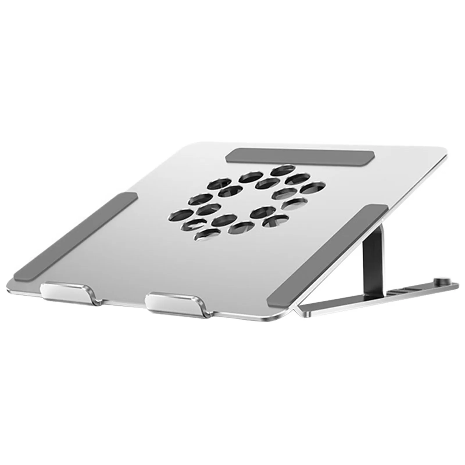 12Cm LED Fan Laptop Cooling Pad for 17.3 Inch Notebook Cooler with Height Adjustable Alloy Stand Hollow Design Quiet Fast