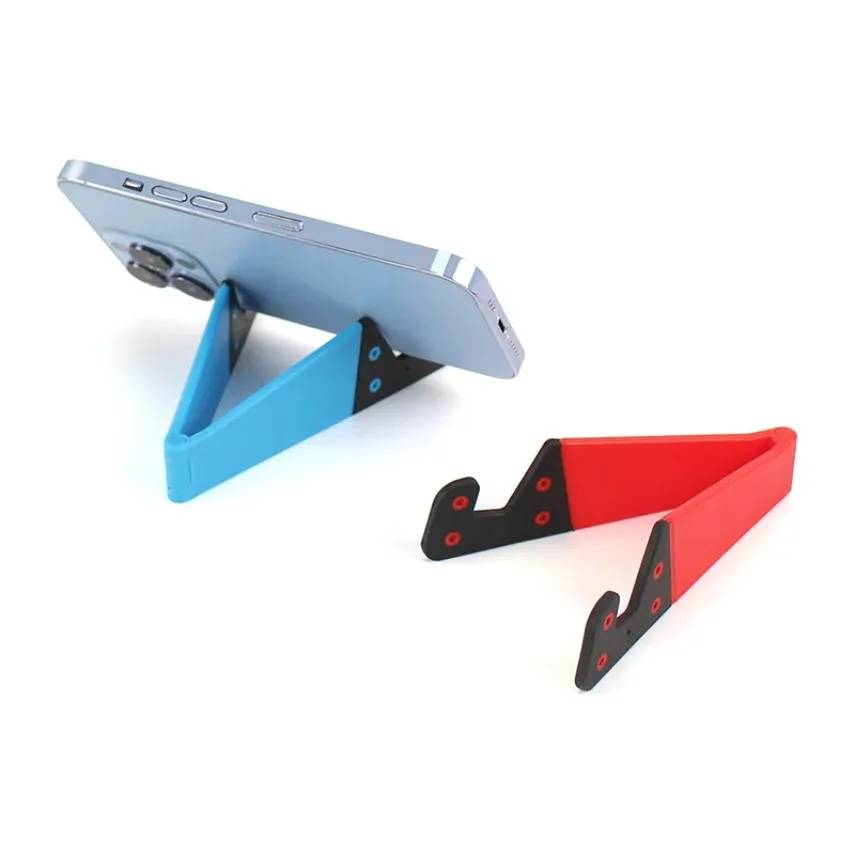 

Universal V-Shaped Mobile Phone Bracket Mount Foldable Cell Phone Holder Adjustable Desktop Support Stand for iPhone Samsung
