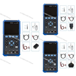 HDS242 3.5 Inch Oscilloscope Multimeter Waveform Generator 2CH 40Mhz 4 1/2 Digit Handheld Digital