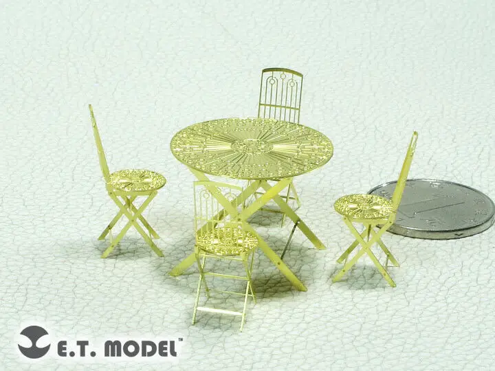 1/35 ET Models - J35-020 Dining Table & Chairs Type.2 Etching Parts